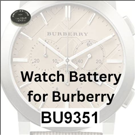 burberry bu9351 battery|User manual Burberry BU9351 (English .